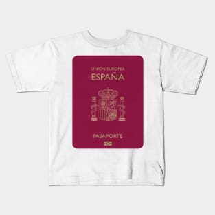 Spain Passport Kids T-Shirt